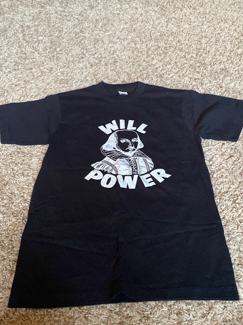 Will Power Black Graphic T-Shirt new